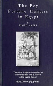 The Boy Fortune Hunters in Egypt book cover