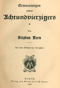 Erinnerungen eines Achtundvierzigers