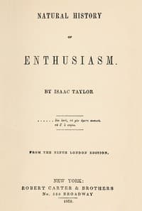 Natural History of Enthusiasm