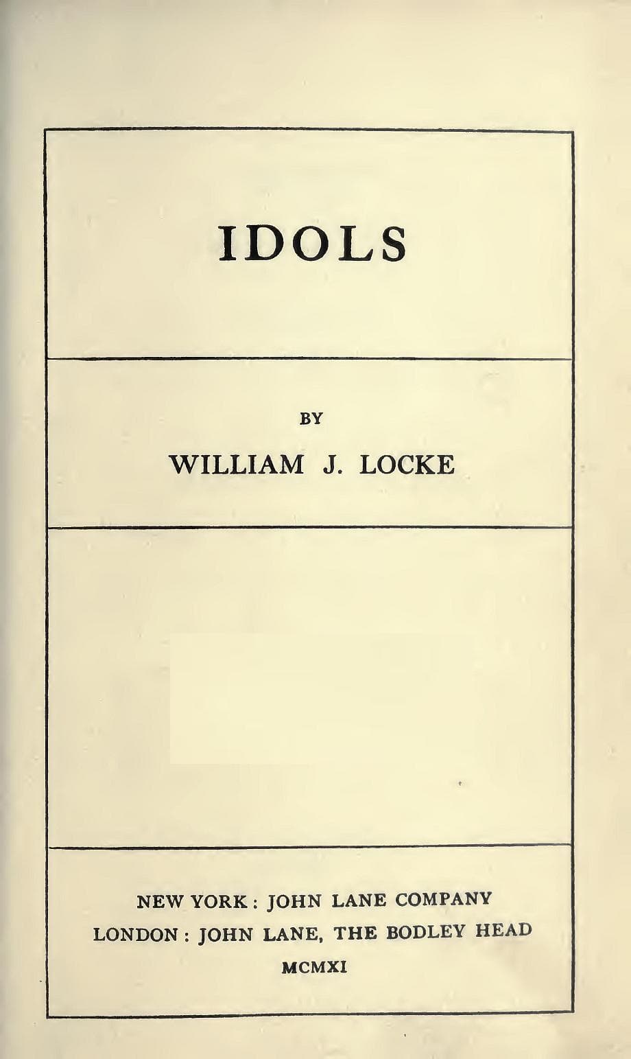 Idols book cover