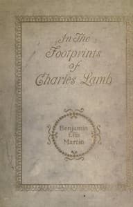 In the Footprints of Charles Lamb