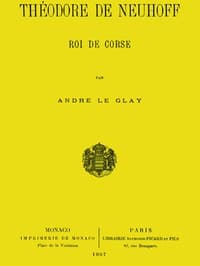 Théodore de Neuhoff, Roi de Corse book cover