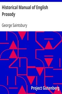 Historical Manual of English Prosody book cover