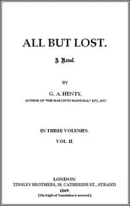 All But Lost: A Novel. Vol. 2 of 3