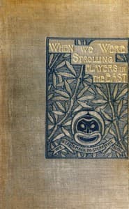 When We Were Strolling Players in the East book cover