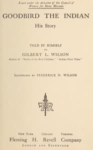 Goodbird the Indian: His Story