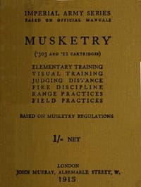 Musketry (.303 and .22 cartridges)
Elementary training, visual training, judging distance, fire discipline, range practices, field practices
