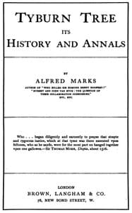 Tyburn Tree: Its History and Annals book cover