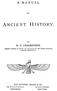 A Manual of Ancient History
