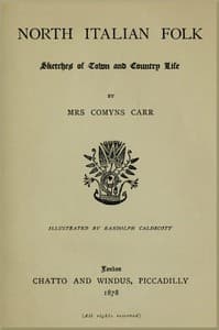 North Italian Folk: Sketches of Town and Country Life