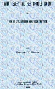 What Every Mother Should Know; or, How Six Little Children Were Taught The Truth