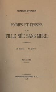 Poèmes et dessins de la fille née sans mère: 18 dessins, 51 poèmes book cover