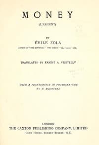 Money (L'Argent) book cover