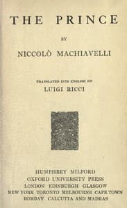 The Prince book cover