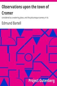 Observations upon the town of Cromer book cover