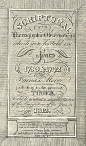 Scriptural and Hieroglyphic Observations which were foretold in the years of 1750 & 1792
To which is added a singular account of the emigration of the Jews in 1812 book cover