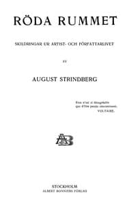 Röda rummet: Skildringar ur artist- och författarlivet