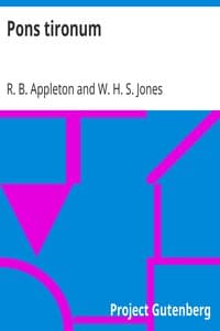 Pons tironum book cover