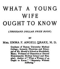 What a Young Wife Ought to Know book cover