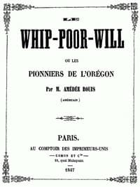 Le Whip-Poor-Will, ou, les pionniers de l'Orégon