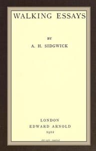 Walking essays book cover