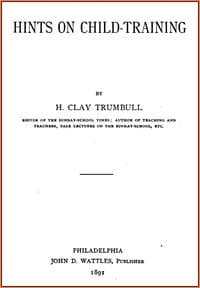 Hints on Child-training book cover