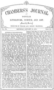 Chambers's Journal of Popular Literature, Science, and Art, No. 735, January 26, 1878