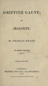 Griffith Gaunt; or, Jealousy
Volumes 1 to 3 (of 3)