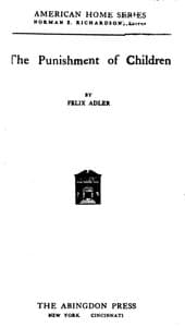 The Punishment of Children book cover