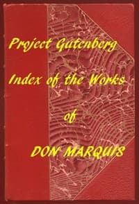 Index of the Project Gutenberg Works of Don Marquis book cover