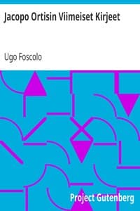 Jacopo Ortisin Viimeiset Kirjeet book cover