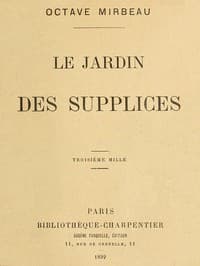 Le jardin des supplices