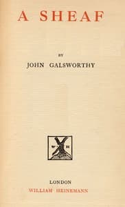A Sheaf book cover