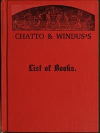Chatto & Windus's List of Books, July 1878 book cover