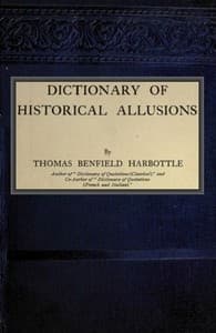 Dictionary of Historical Allusions book cover