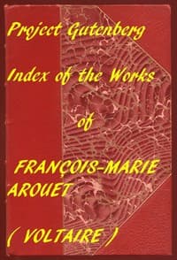 Index of the PG Works of Voltaire in English book cover