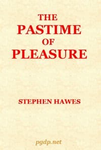 The Pastime of Pleasure: An Allegorical Poem book cover