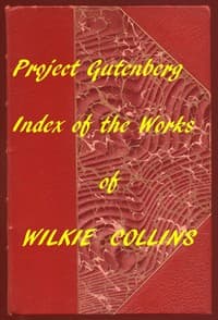 Index of the Project Gutenberg Works of Wilkie Collins book cover