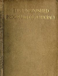 The Unfinished Programme of Democracy book cover