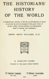 The historians' history of the world in twenty-five volumes, volume 06