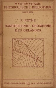Darstellende Geometrie des Geländes
und verwandte Anwendungen der Methode der kotierten Projektionen