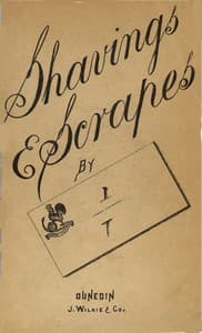 Shavings & Scrapes from many parts book cover