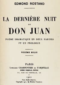 La dernière nuit de Don Juan: poème dramatique en deux parties et un prologue
