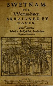 Swetnam, the Woman-hater, arraigned by women
A new comedie, acted at the Red Bull, by the late Queenes seruants. book cover