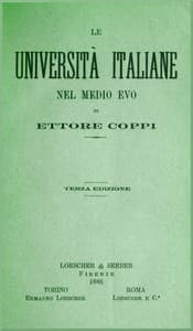 Le Università italiane nel Medio Evo