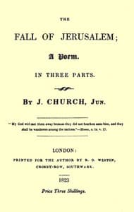 The Fall of Jerusalem: A Poem