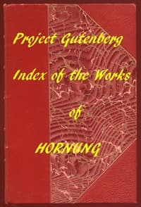 Index of the Project Gutenberg Works of E. W. Hornung