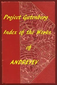 Index of the Project Gutenberg Works of Leonid Andreyev book cover