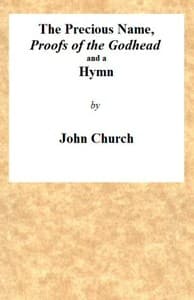 The Precious Name, Proofs of the Godhead, and a Hymn book cover