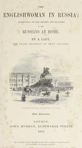 The Englishwoman in Russia book cover